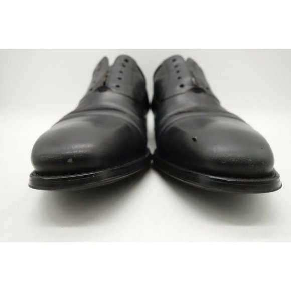 Magnanni Black Leather Cap Toe Lace Up Oxfords Shoes Men\'s 9.5 D main image 11